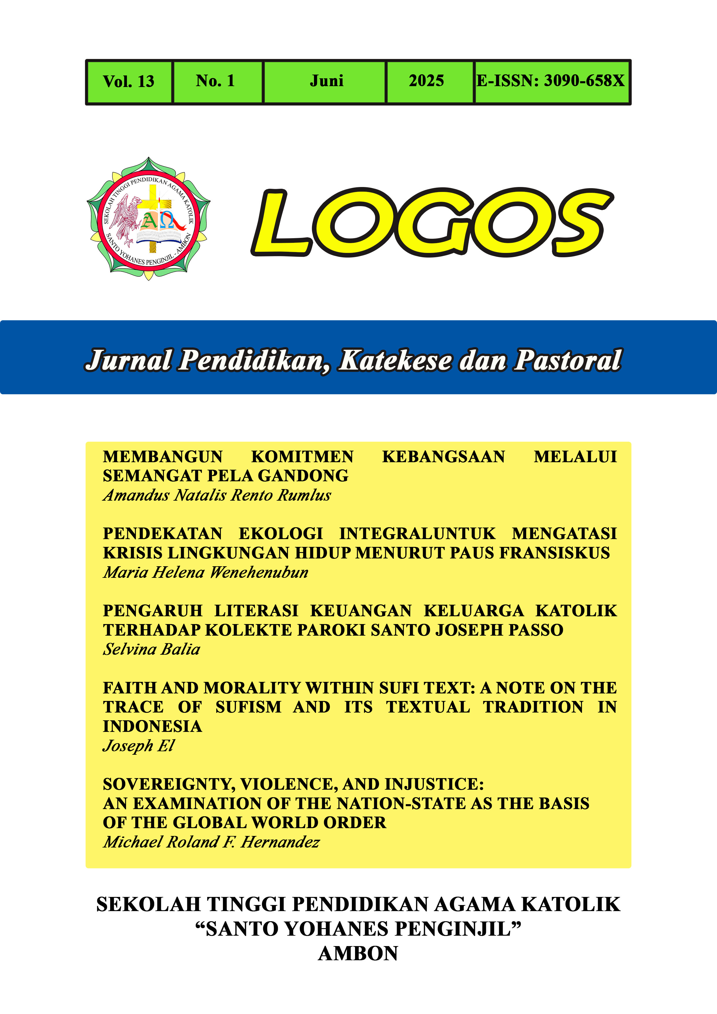 					View Vol. 13 No. 1 (2025): Juni
				