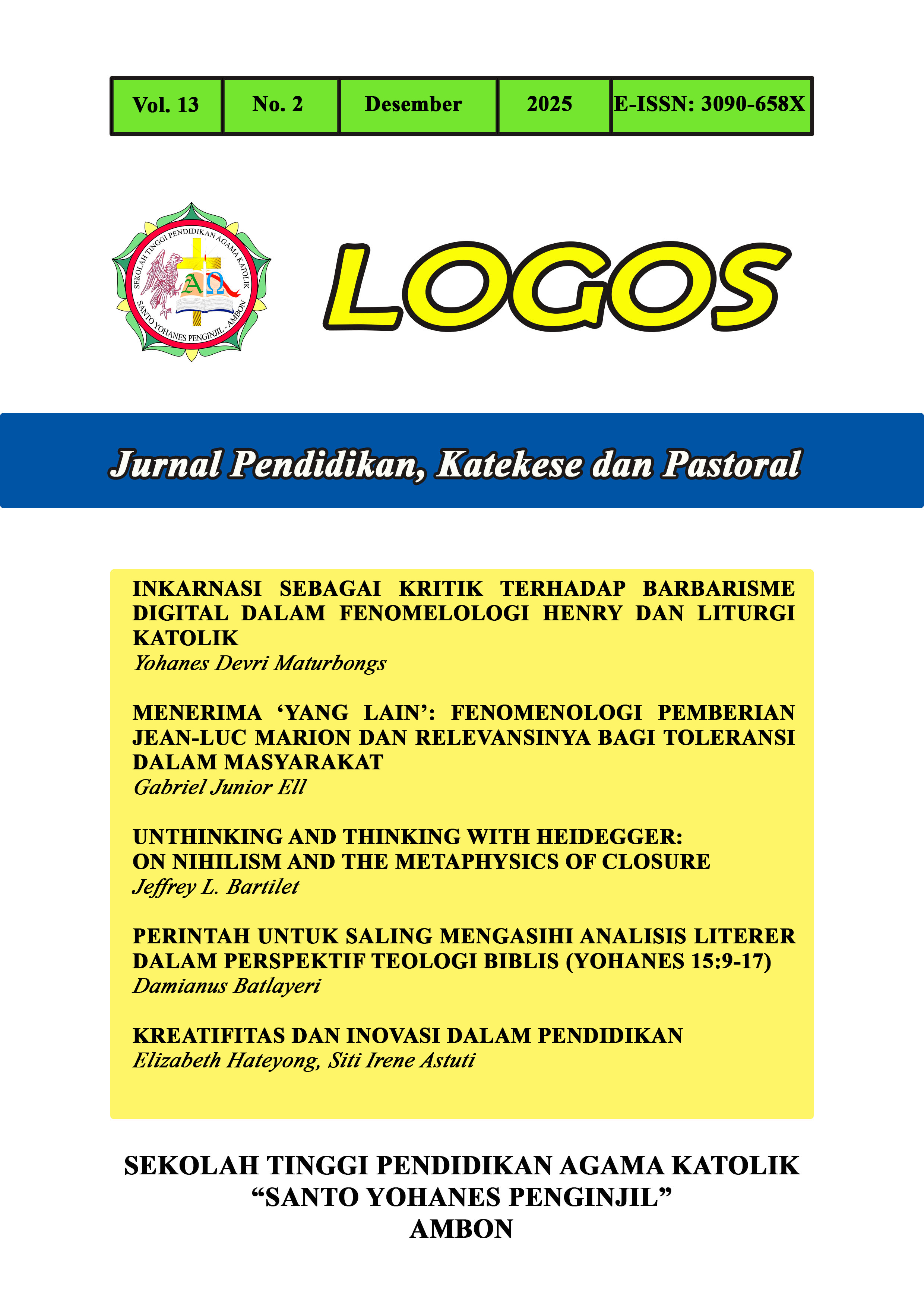 					View Vol. 13 No. 2 (2025): Desember
				