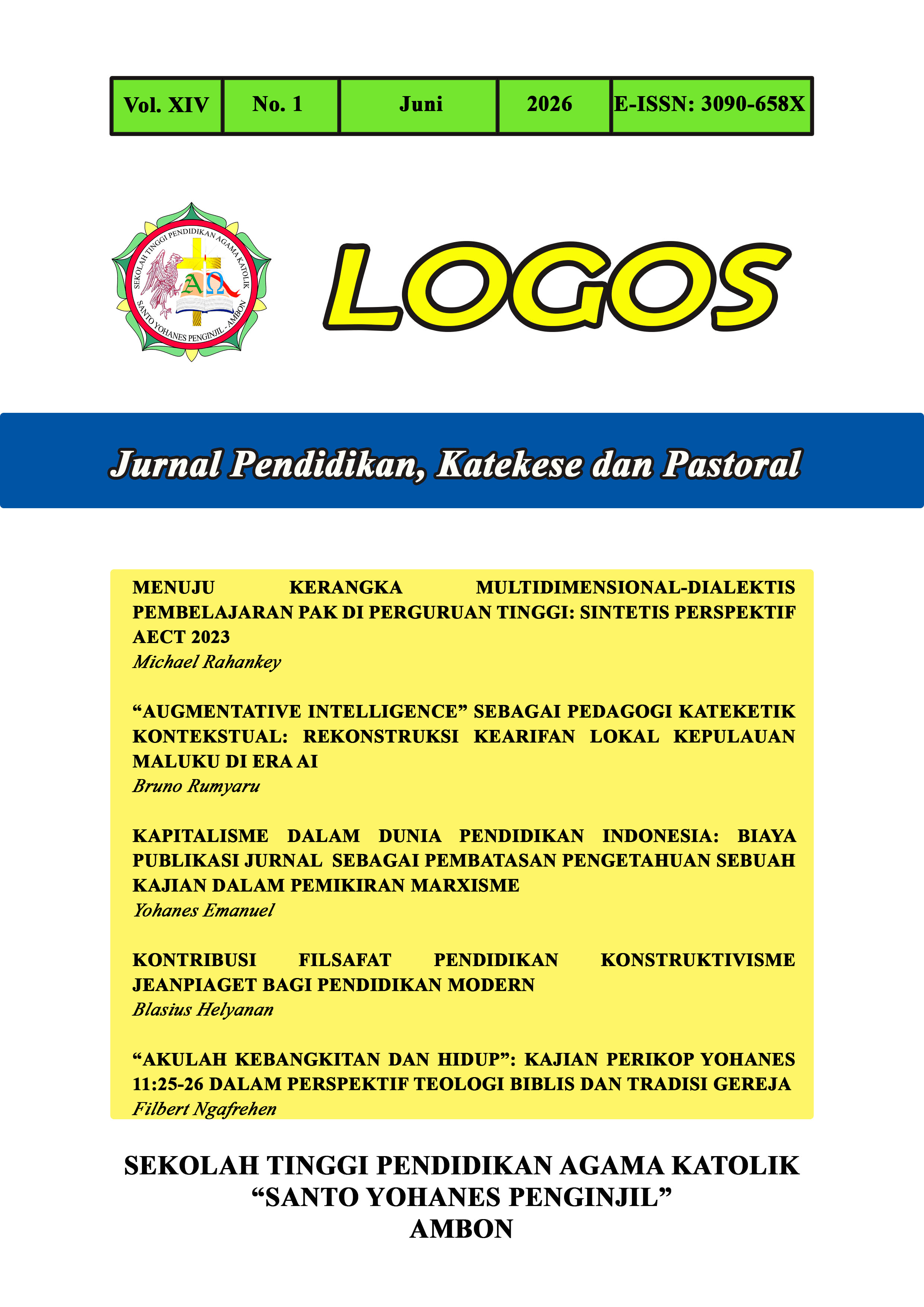 					View Vol. 14 No. 1 (2026): Juni
				